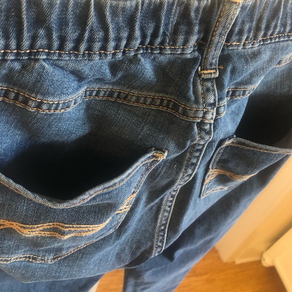 Abercrombie Kids High-rise jean legging Girls Size SLIM 15/16 Embroidered Flower - Picture 11 of 16